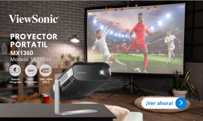 PROYECTOR PORTATIL VIEWSONIC PORTABLE MX1 360